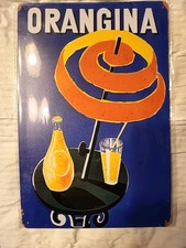 Tôle publicitaire Orangina 