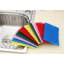10pcs éponges Grattoirs à Récurer Dos Grattant 15 x 10 cm Vaisselle Ménage