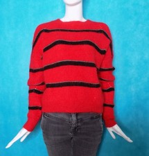 BERENICE pull alpaga, mohair rouge Taille : S