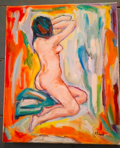 Tableau peinture huile sur - tableau,