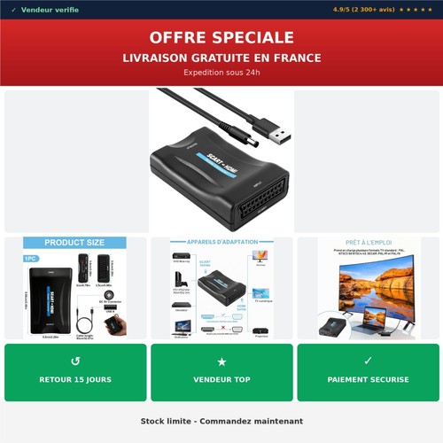 Convertisseur péritel vers - convertisseur,