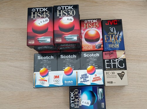 Lot cassettes vhs c - lot, vhs-c