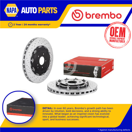 Brake discs pair vented - brake,