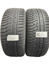 2 PNEUS D'OCCASION 235/55 R 17 H HANKOOK HIVER M+S 4,5 MM DOT 2718 PNEUS USA