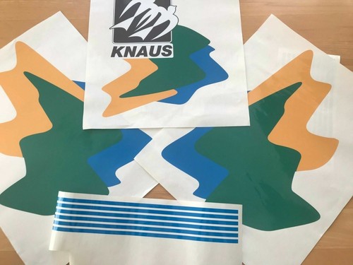 Autocollant knaus camping - autocollant, camping-car