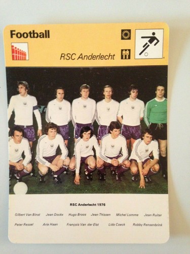 Carte football 1977 - football,