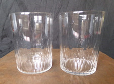 DEUX GRANDS VERRES GOBELET BACCARAT MODELE RICHELIEU