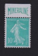 Timbre France N° 188A 10 c semeuse MINERALINE gomme sans charnière LUXE **