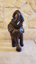 Eléphant bois sculpté - eléphant,