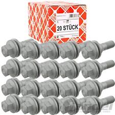 20X FEBI ÉCROU DE ROUE À TÊTE PLATE ALU POUR CITROEN C6 DS3 DS4 206 207