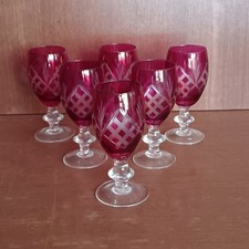 6 Verres À Vin En Cristal
