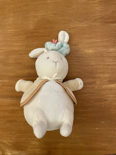 Doudou peluche lapin blanc - doudou,