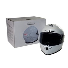 Casque De Moto Jet Hebo Taille S 55-56 Cm Casque De Scooter Seat Mo Blanc