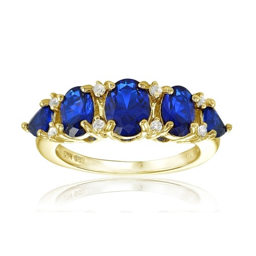 Bague demi éternité or - bague, en