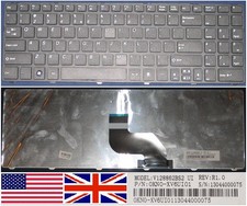 Clavier Qwerty US Int MSI Medion Akoya E6217 H36YB P6625 MD97409 V128862BS2 Noir