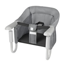 Siège de Table pour Bébé, Chaise Haute Clip-on, Portable, Gris