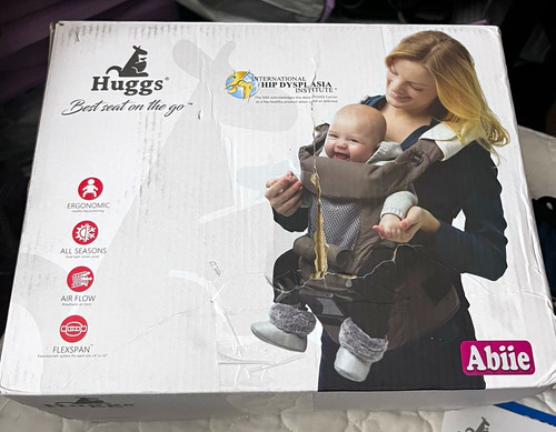 Huggs smoove baby carrier gray - baby,