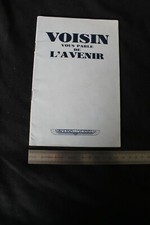 (B5) Catalogue Automobiles VOISIN 1936 Concession Amsterdam