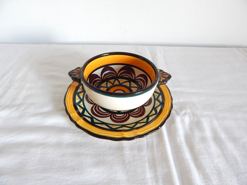 Ancien bol oreilles avec - bol,