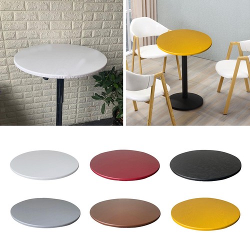 Table ronde tissu - table, en