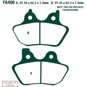 Plaquettes frein harley - plaquettes,