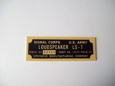 militaria ww2  U.S. signal