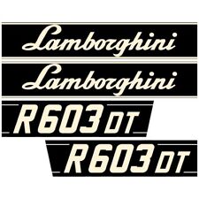 Lamborghini R 603 DT Kit d'Autocollants Aftermarket pour Tracteur - Décalcomanie