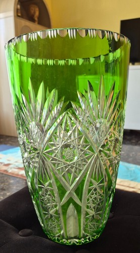 Vase verre art - en,