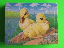 Lot de 6 puzzles 10, 12 et 17 et 24 pièces carton épais.