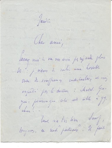 Lettres autographes ary - 2, d'ary