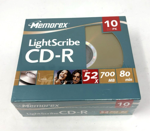 Memorex lightscribe 52x - memorex,