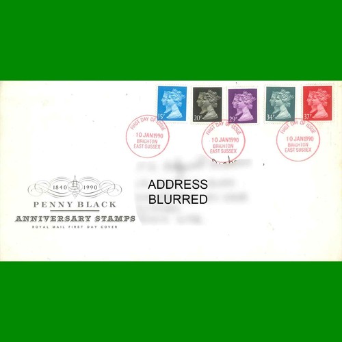 Fdc penny black - fdc, anniversary