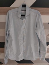 chemise homme bleu ciel serge