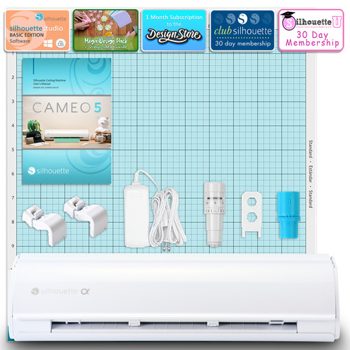 Silhouette white cameo 5α - silhouette,