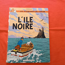 BD - Tintin L'île noire - B39 -D1966 - En état; voir photos
