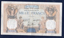 1000 Francs Cérès Mercure