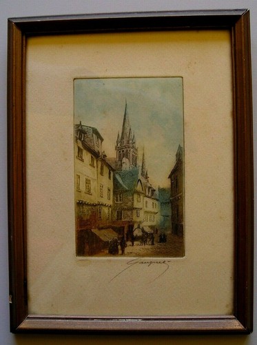 Gravure ancienne bretagne - -,