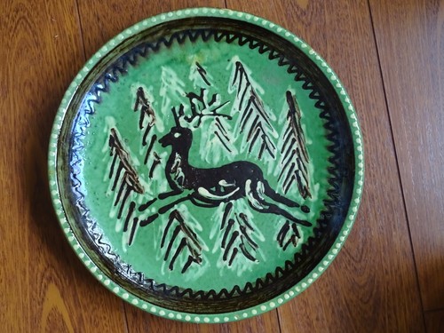 Poterie luddwig ancien - ancien, plat