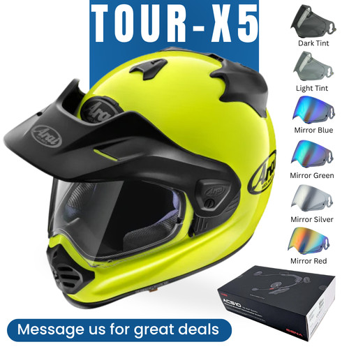 Casque moto double sport - de,