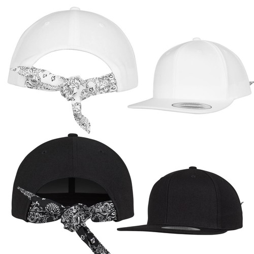 Flexfit bandana tie snapback - tie,