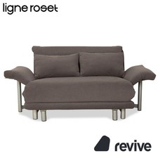 Ligne Roset Multy Tissu Deux Places Gris Incl. Accoudoir Manuel Fonction