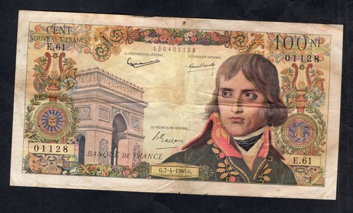 Billet 100 nouveaux francs - 100,