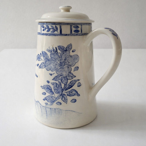 Gien oiseau blue tea coffe - oiseau,