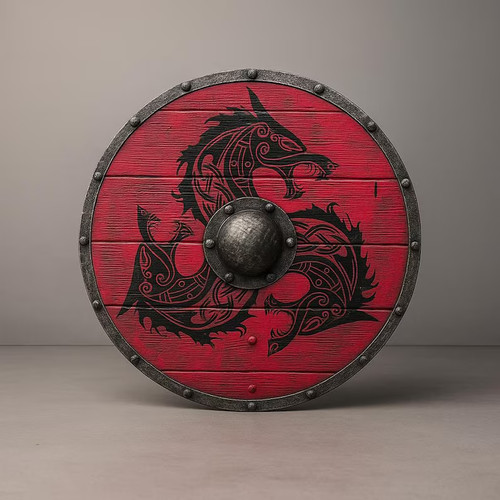 Bouclier viking médiéval
