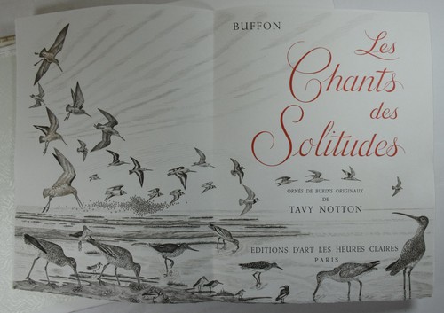 Buffon les chants des - buffon.,