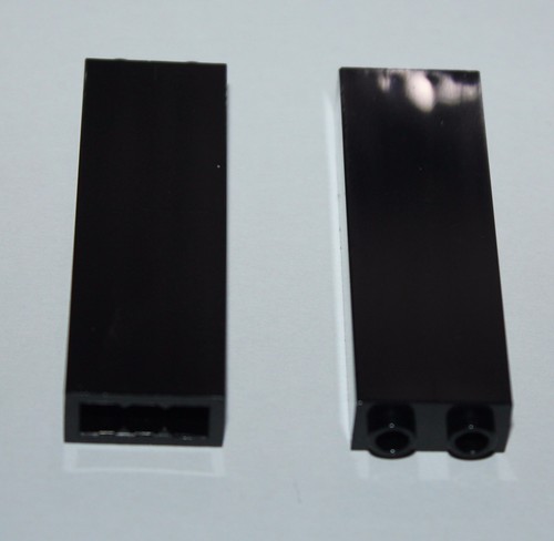 Lego black brick ref - x,