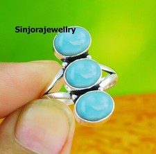Bague Larimar pierres