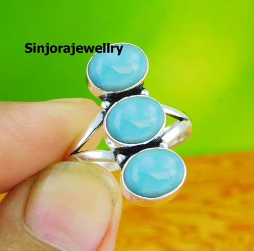 Bague larimar pierres - larimar,