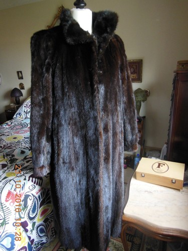 Manteau fourrure veritable - manteau,