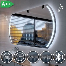 Miroir Salle De Bain Lumineux LED CAIRO | INTERRUPTEUR | METEO | BLUETOOTH GH4